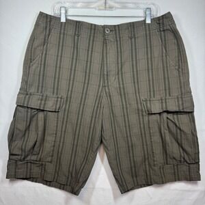 Patagonia Mens Organic Cotton‎ Plaid Cargo Shorts Casual Summer Size 36